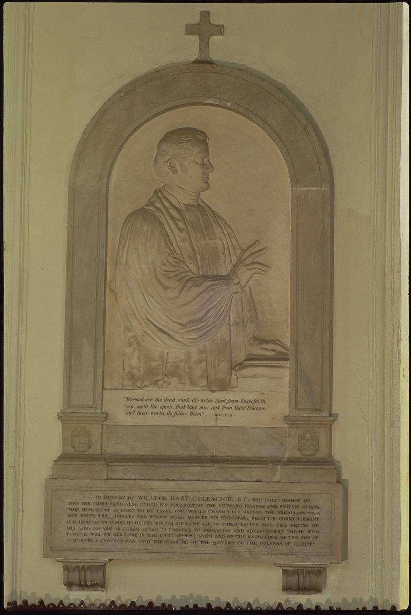 Monument à William Hart Coleridge - English School