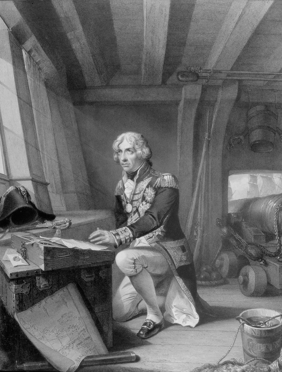 Nelson en prière - English School