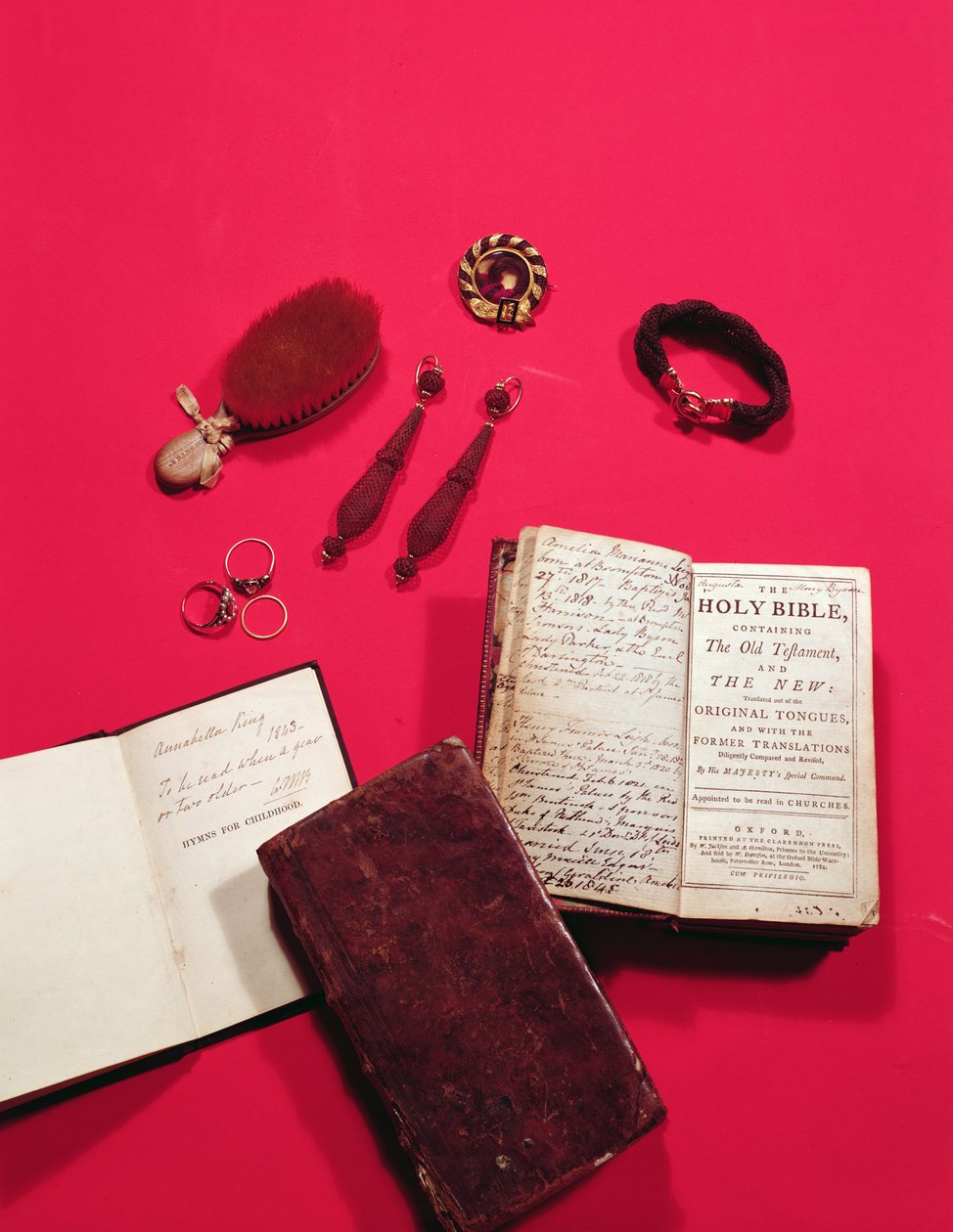 Objets personnels appartenant à Lady Byron - English School