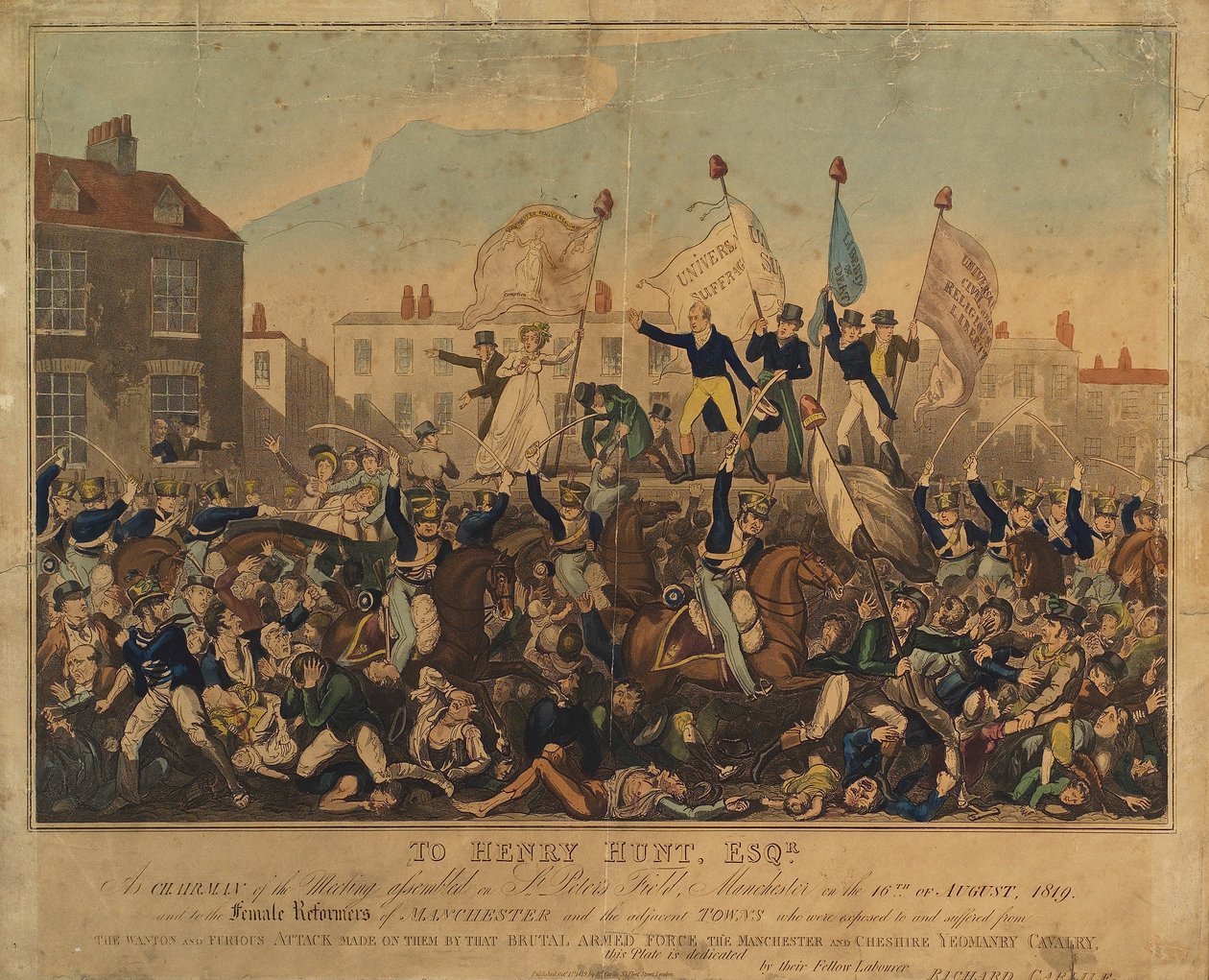 Massacre de Peterloo - English School