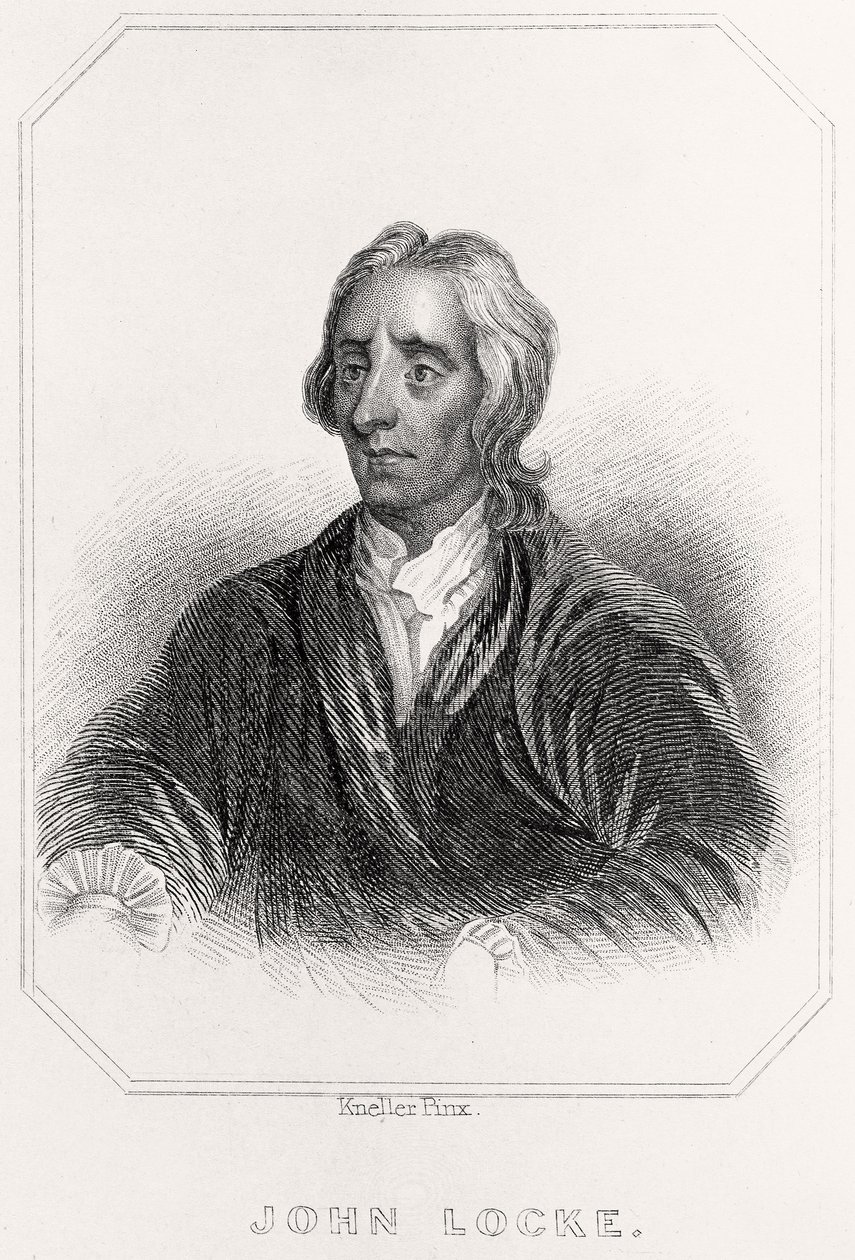 Portrait de John Locke - English School
