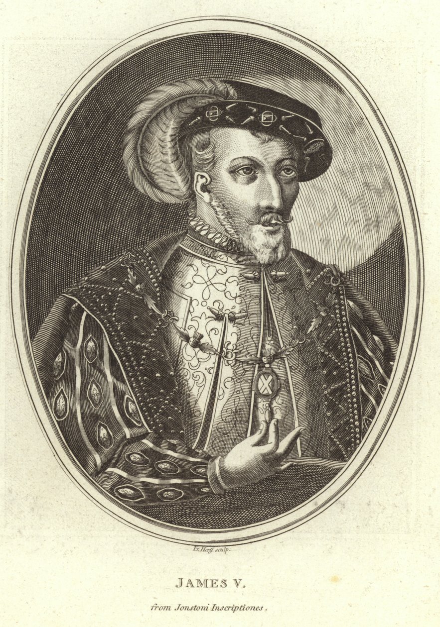 Portrait du roi Jacques V - English School