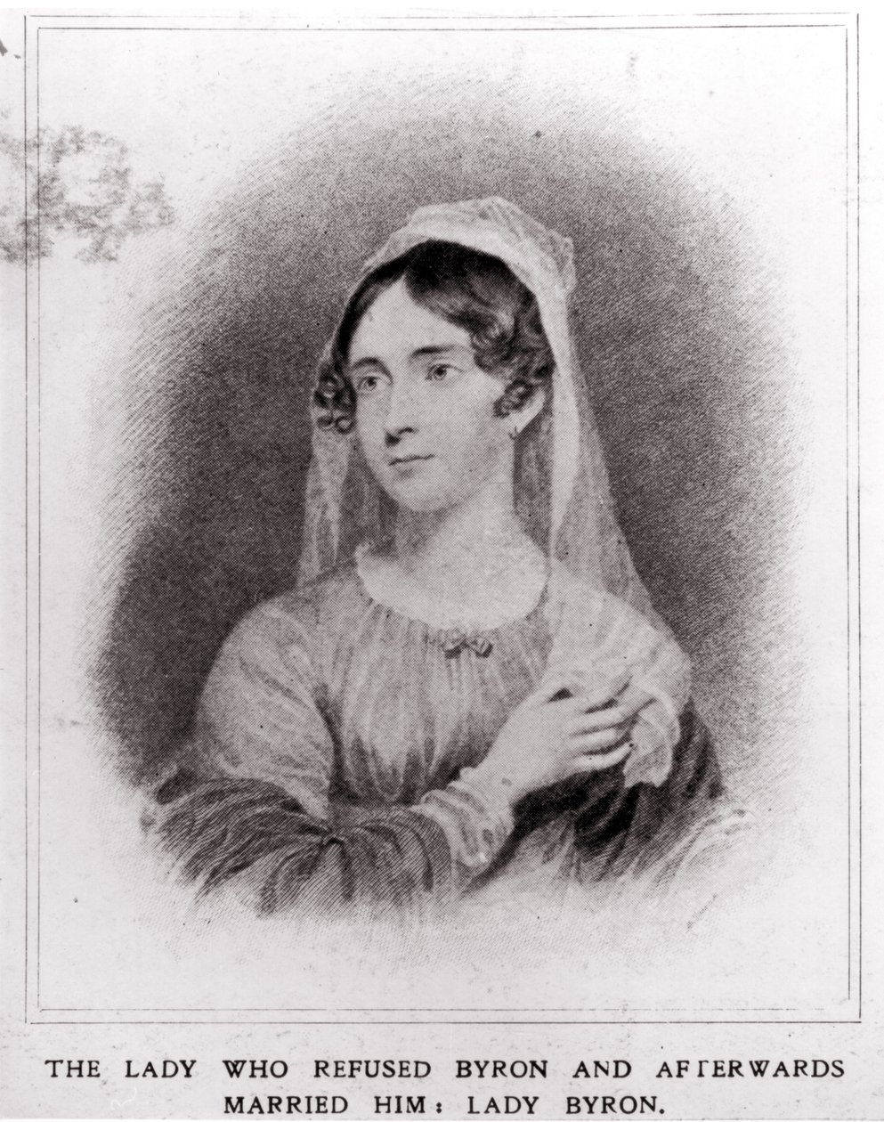 Portrait de Lady Byron (1792-1863) - English School