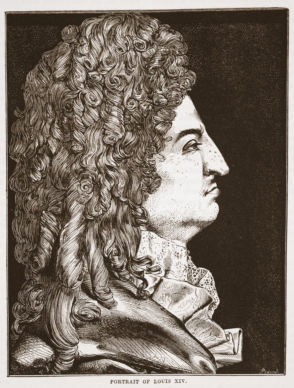 Portrait de Louis XIV - English School