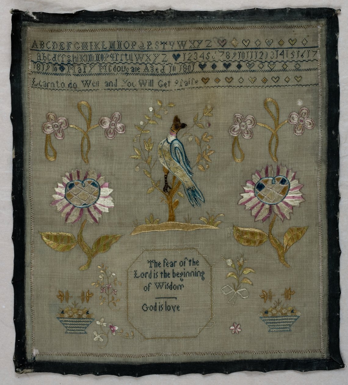 Échantillon par Mary Macdougale - English School
