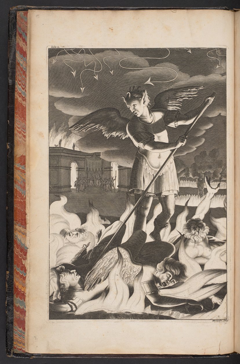Satan de Paradise Lost par John Milton - English School