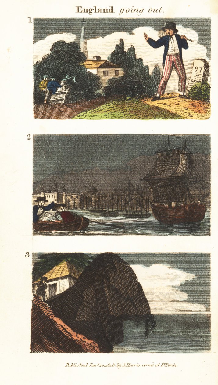Scènes en Angleterre, époque de la Régence - English School