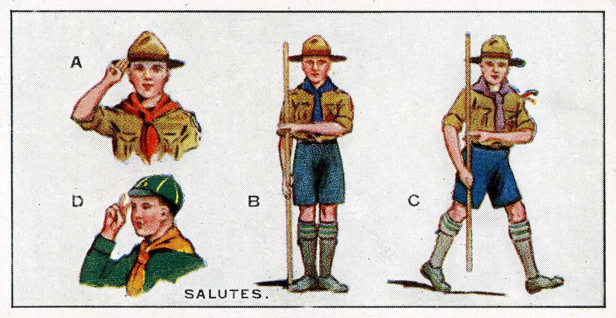 Salut scout, 1929 - English School