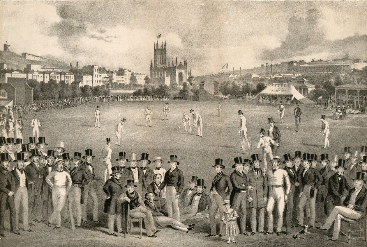 Club de cricket du Sussex contre Kent, 1849, Brighton - English School