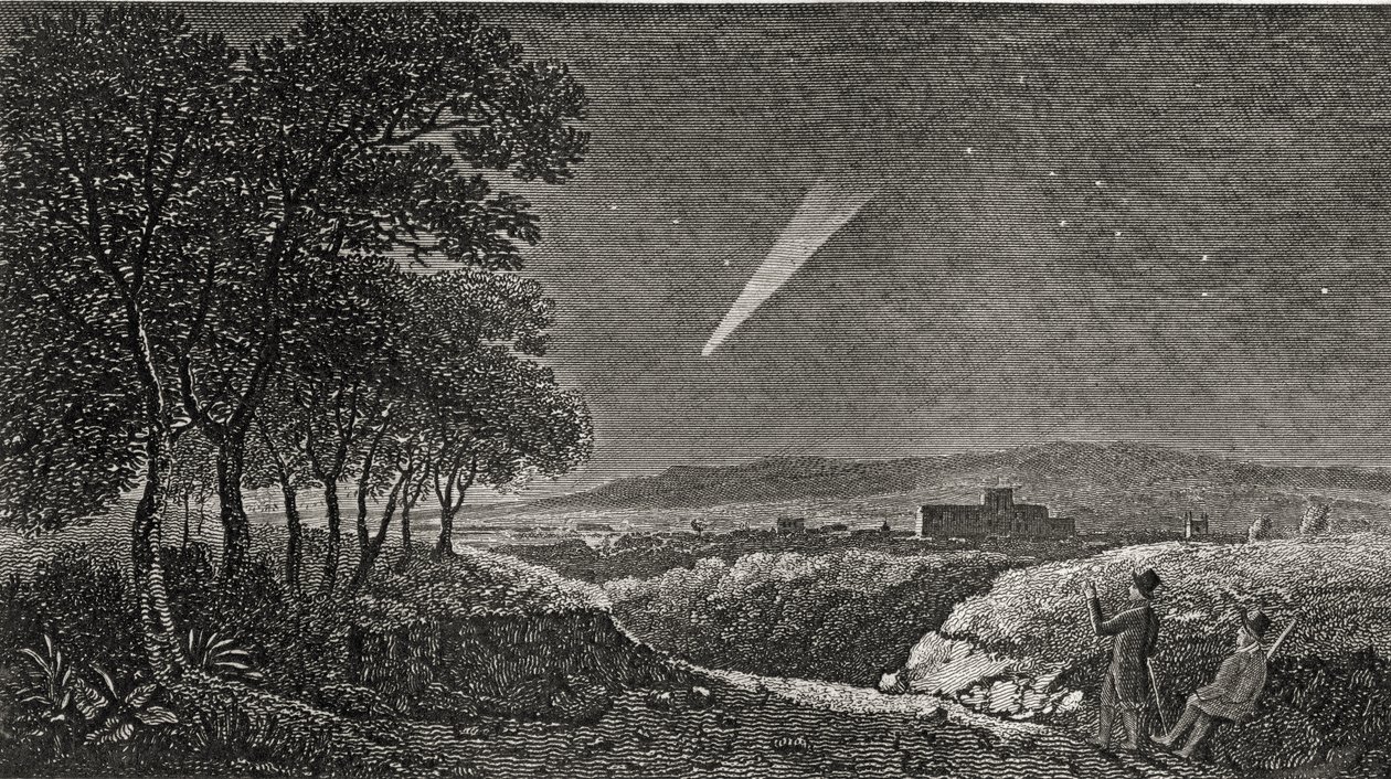 La grande comète de 1811 - English School