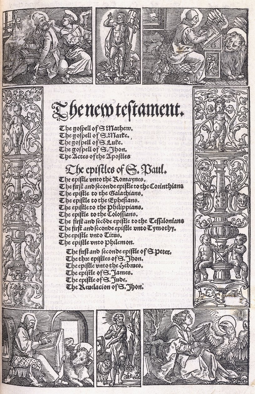 Le Nouveau Testament - English School
