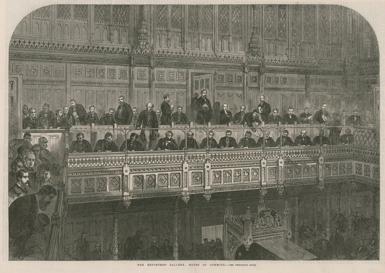 La galerie des reporters, Chambre des communes - English School