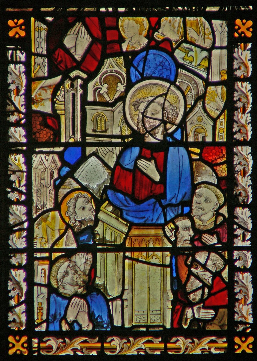 La fenêtre est représentant Saint Pierre prêchant - English School