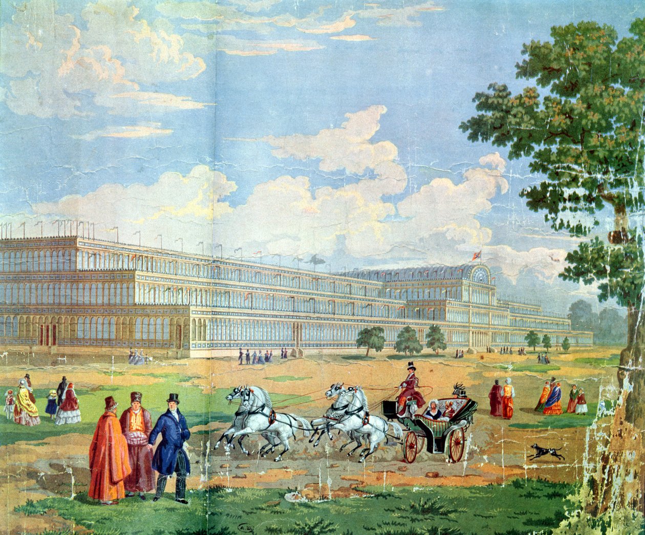 Vue du Crystal Palace - English School