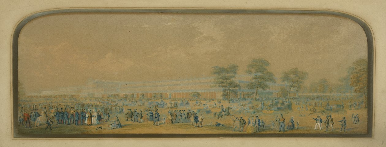 Vue du Crystal Palace, 1851 - English School