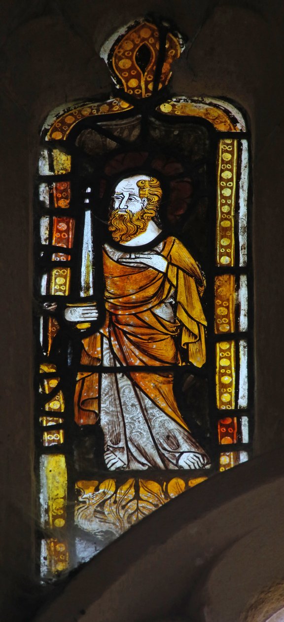 Fenêtre Ew représentant Saint Paul - English School