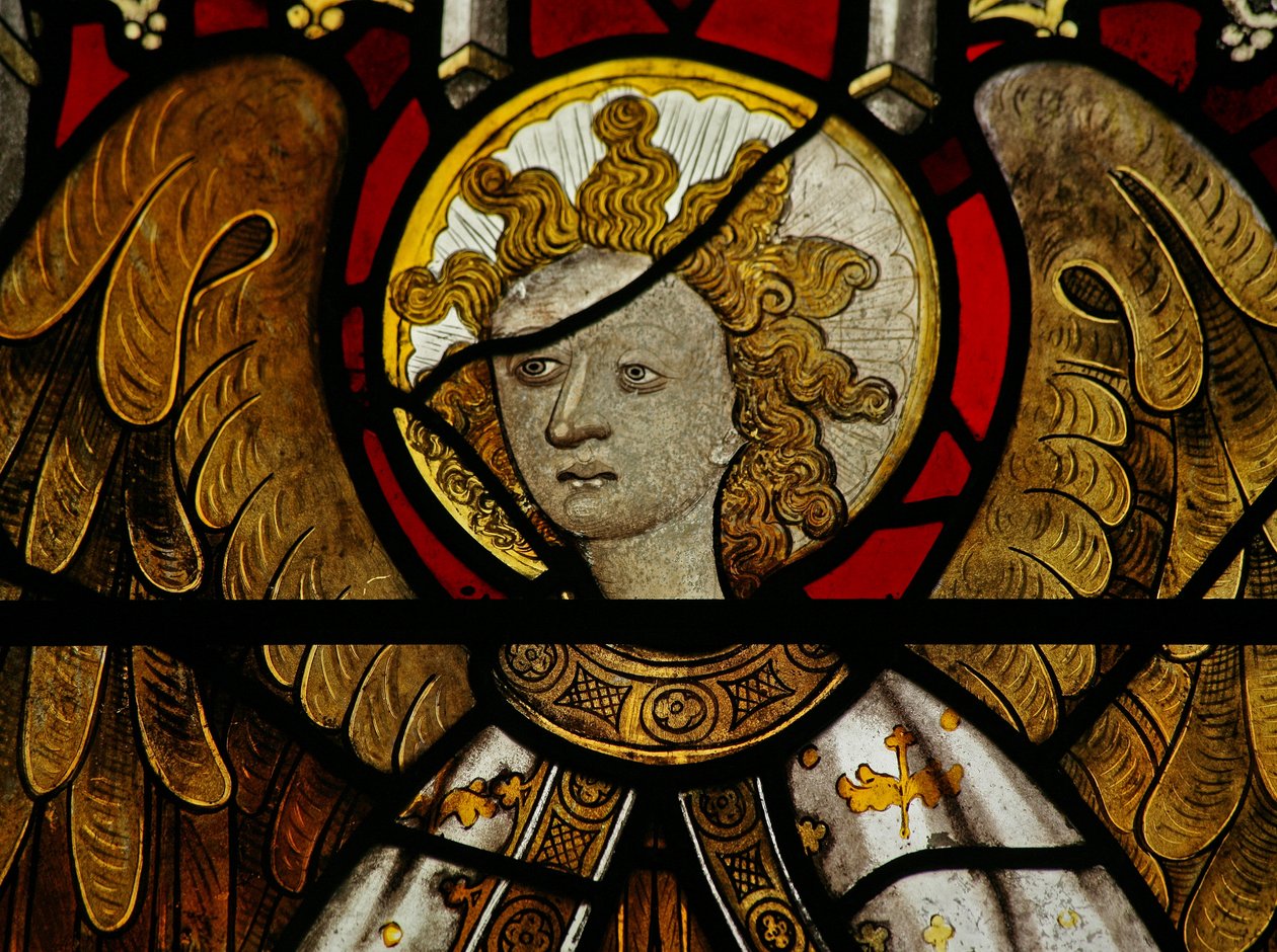 Fenêtre Na représentant Saint Michel - English School