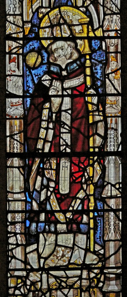 Fenêtre représentant Saint Martin - English School
