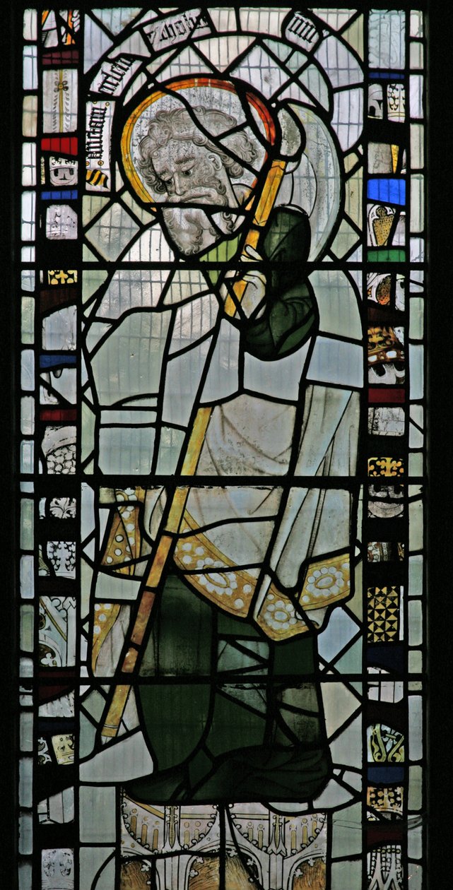 Fenêtre W représentant Saint Matthias - English School