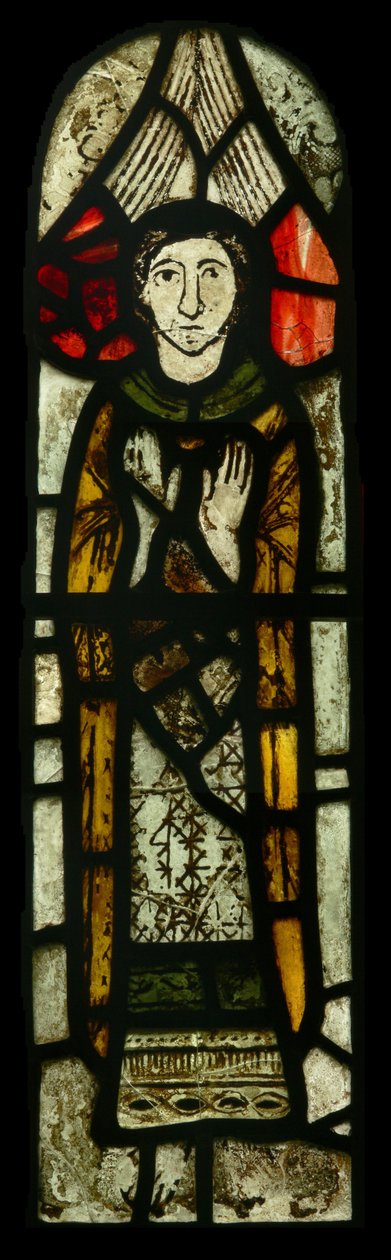 Vitrail représentant Saint Michel - English School