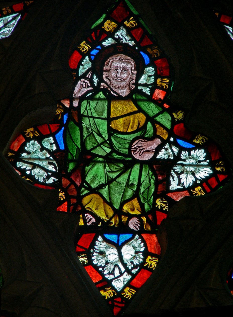 Fenêtre n-5 représentant le Christ - English School