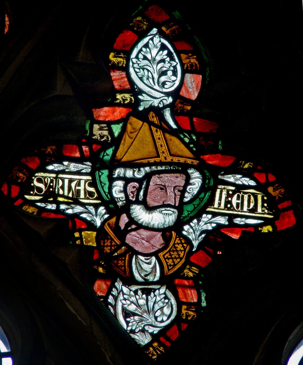 Fenêtre n-5 représentant Saint Blaise - English School