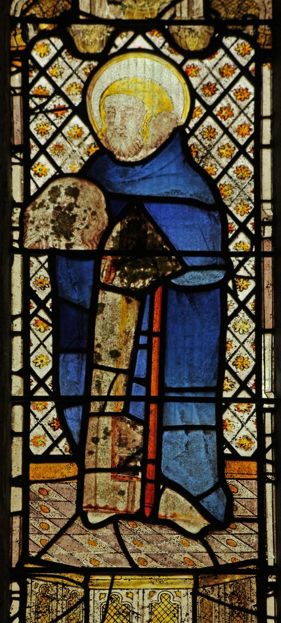 Fenêtre n3 représentant Saint Mewbred de Cardinham - English School