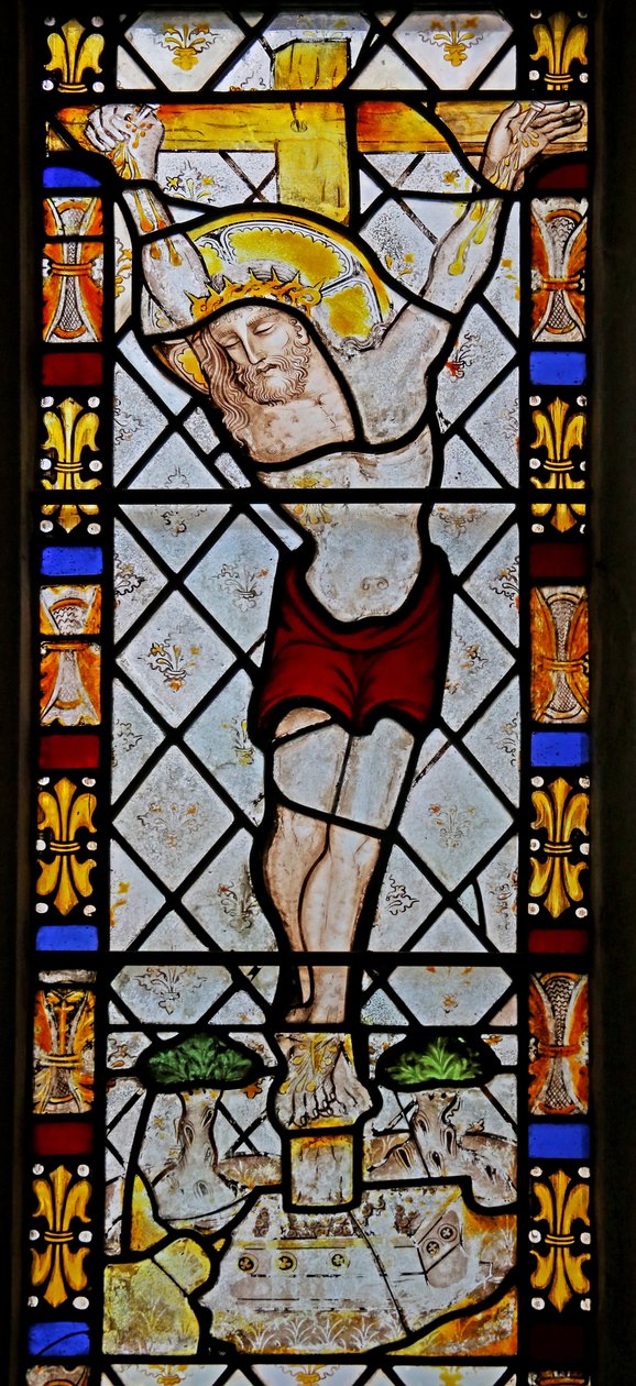 Fenêtre n3 représentant la Crucifixion - English School
