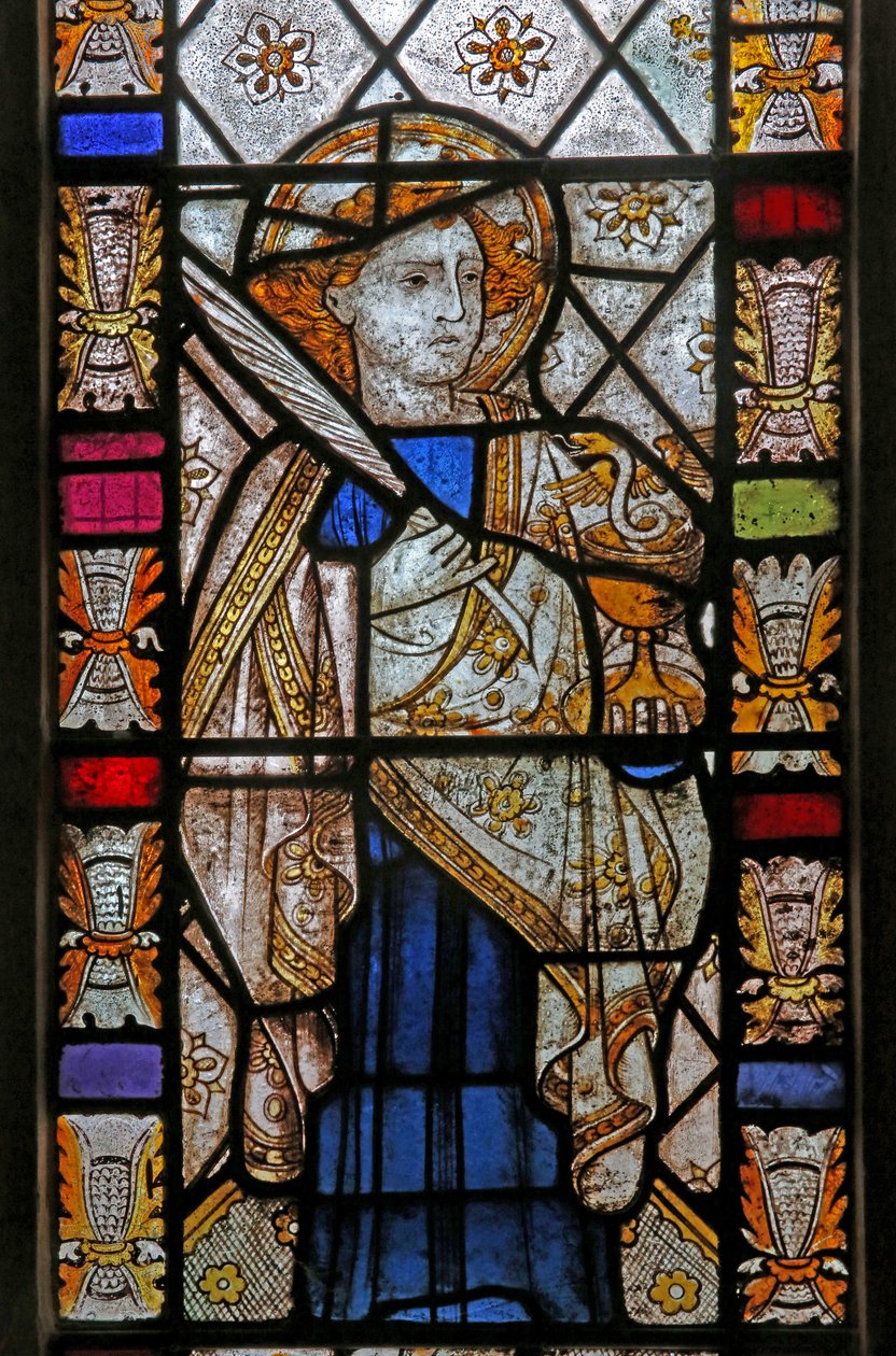 Fenêtre représentant Saint Jean (moderne) - English School