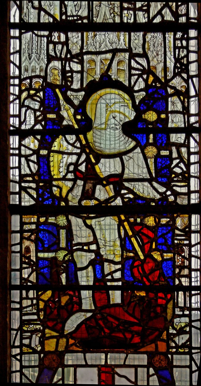 Fenêtre s2 représentant Saint Georges - English School
