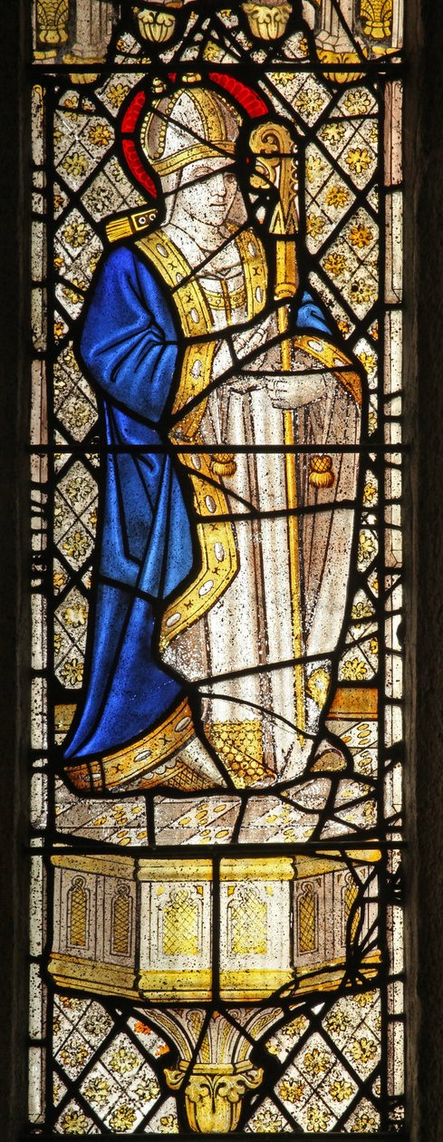 Fenêtre représentant Saint Germain (Germanus ?) - English School