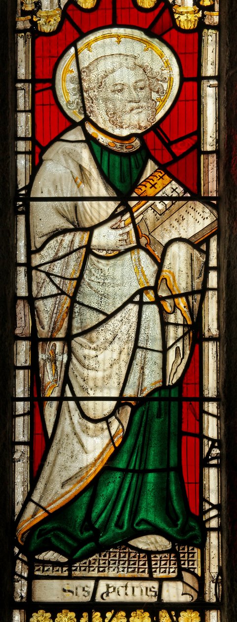 Fenêtre représentant Saint Pierre - English School
