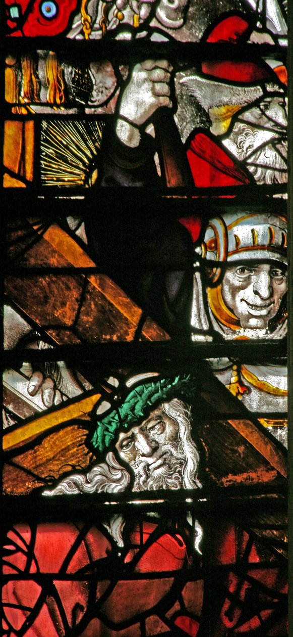 Fenêtre w13 représentant la Via Crucis - English School