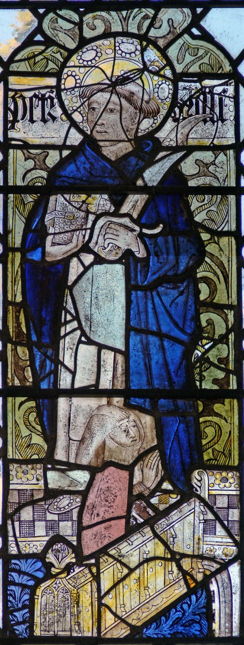 Fenêtre w4 représentant Saint Pierre Martyr - English School