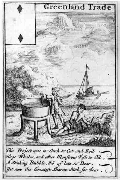 Commerce du Groenland carte à jouer - English School English School