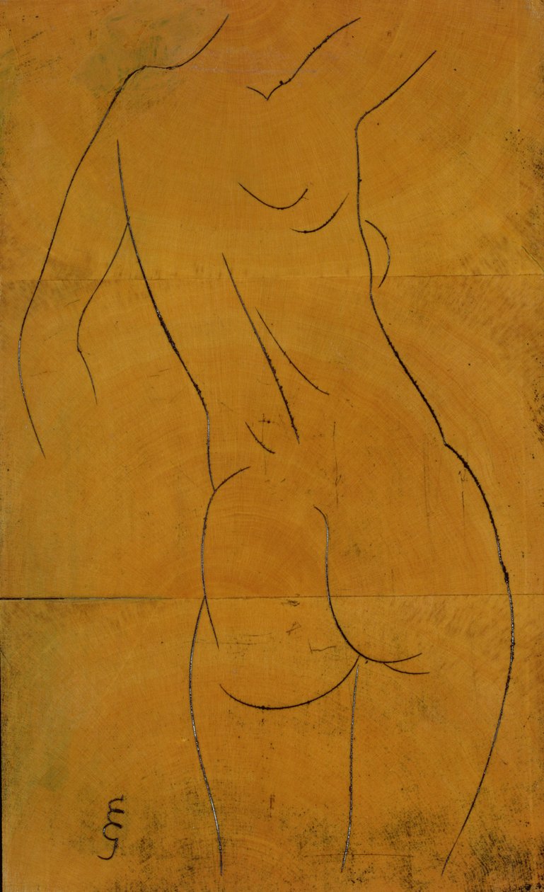 Nu Féminin, Vue de Dos - Eric Gill