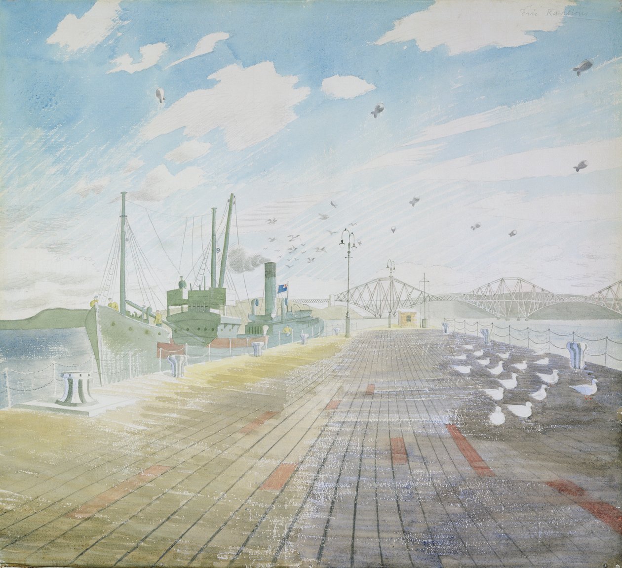 Pêcheur de la Manche (Firth of Forth) - Eric Ravilious