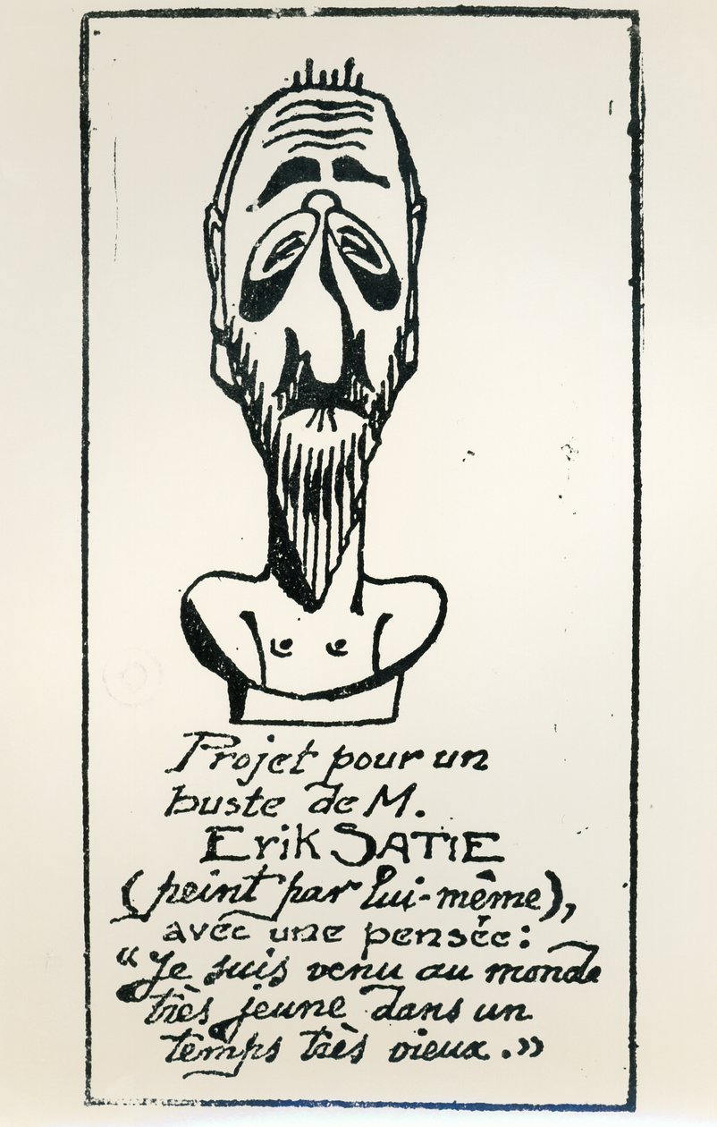 Autoportrait, début du XXe siècle - Erik Satie