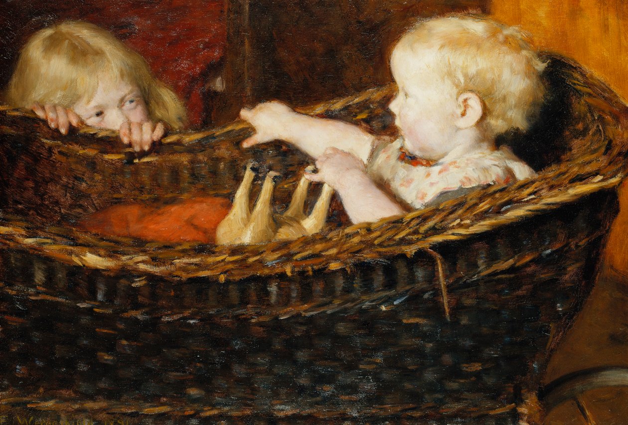 Enfants jouant - Erik Theodor Werenskiold