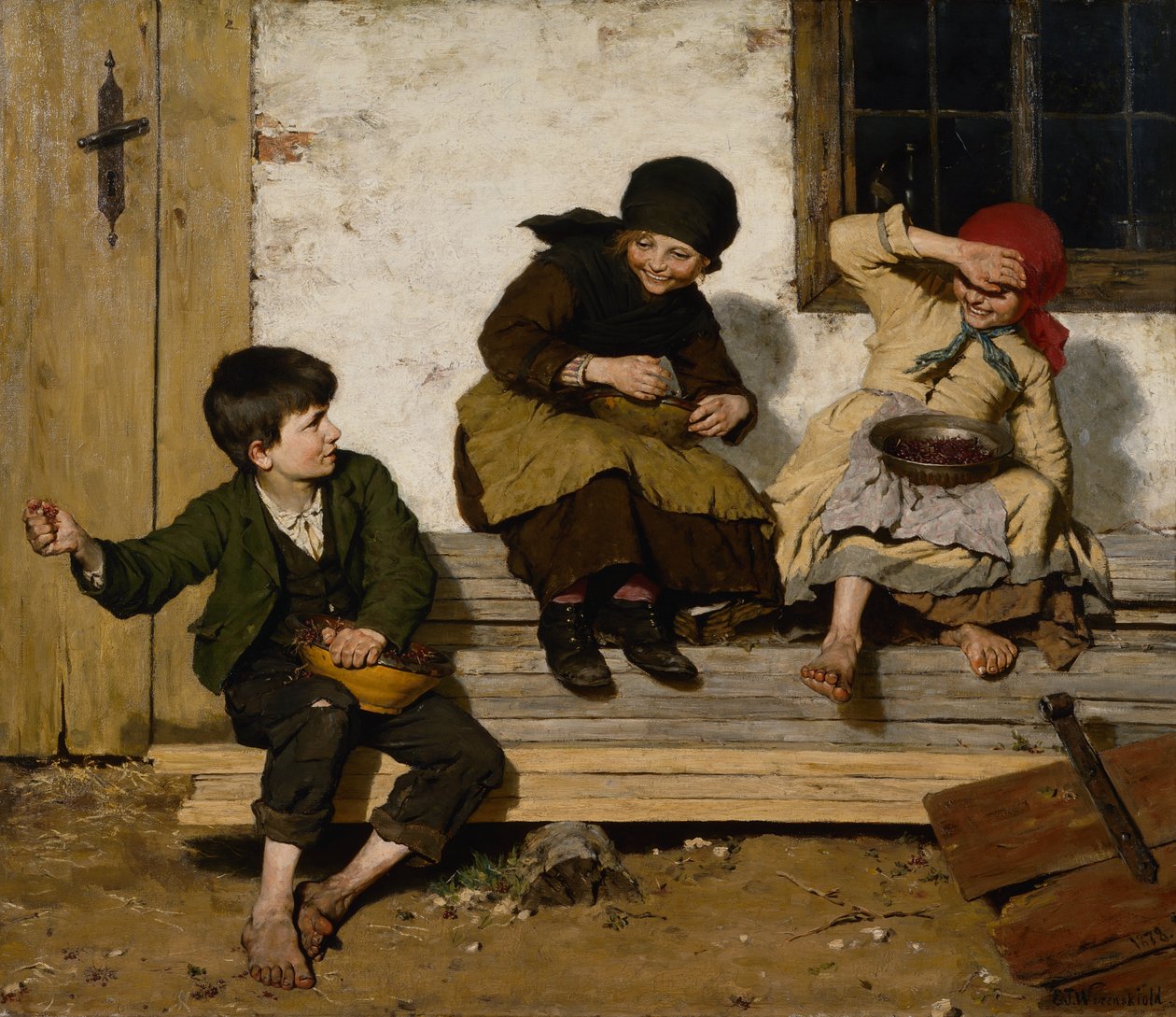 Enfants jouant - Erik Theodor Werenskiold