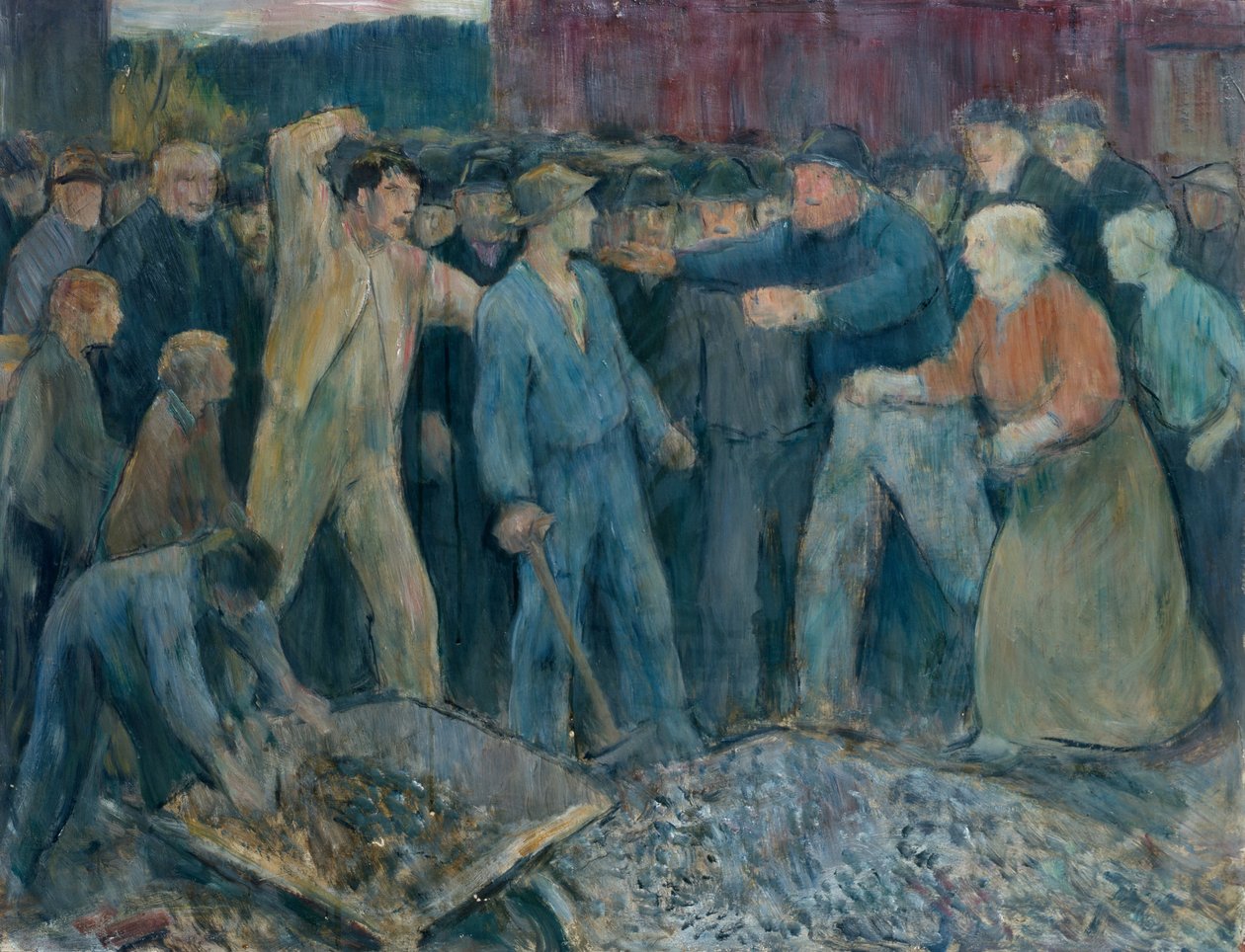 Briseurs de grève - Erik Theodor Werenskiold