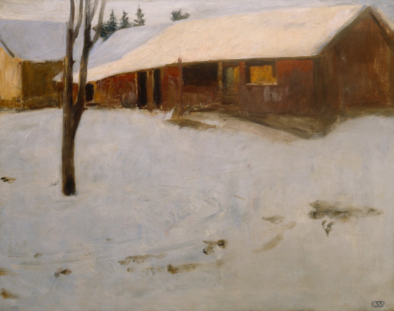 Hiver - Erik Theodor Werenskiold
