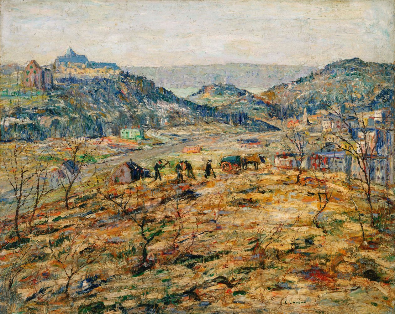 Banlieue de la ville - Ernest Lawson