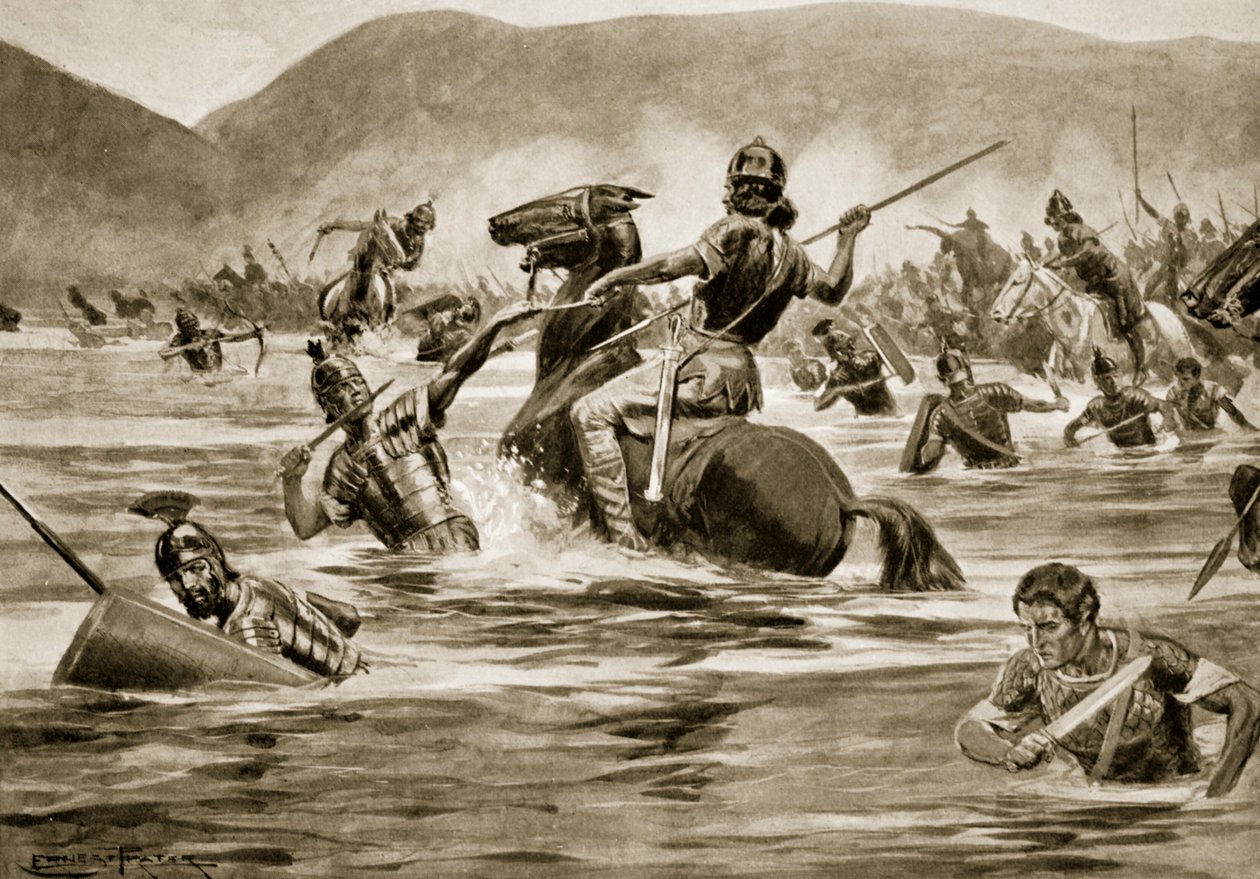 La bataille du lac Trasimène, 217 av. J.-C. - Ernest Prater