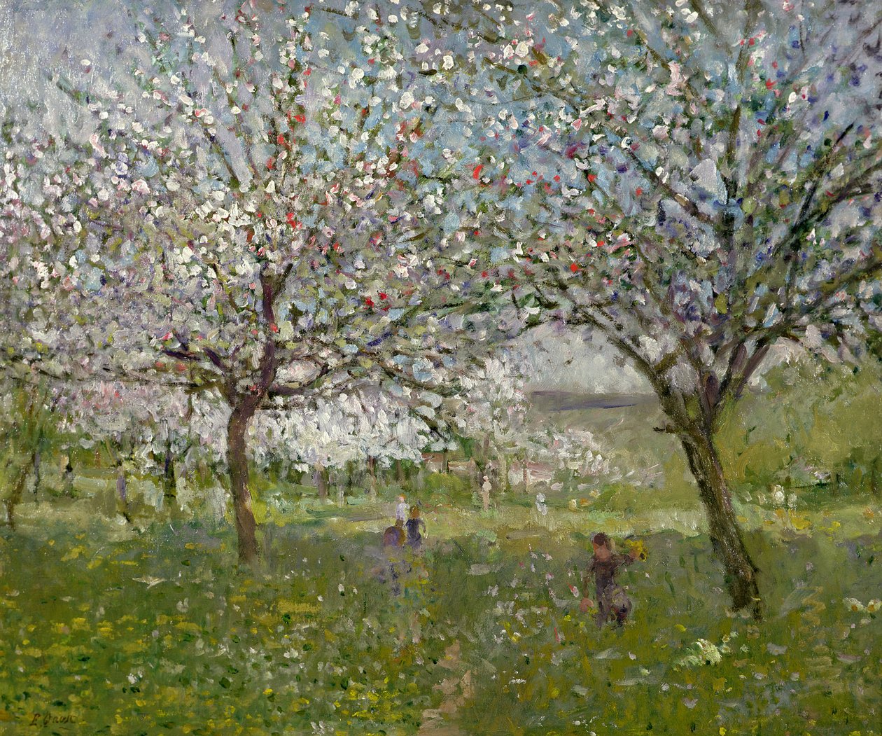 Pommiers en fleurs - Ernest Quost