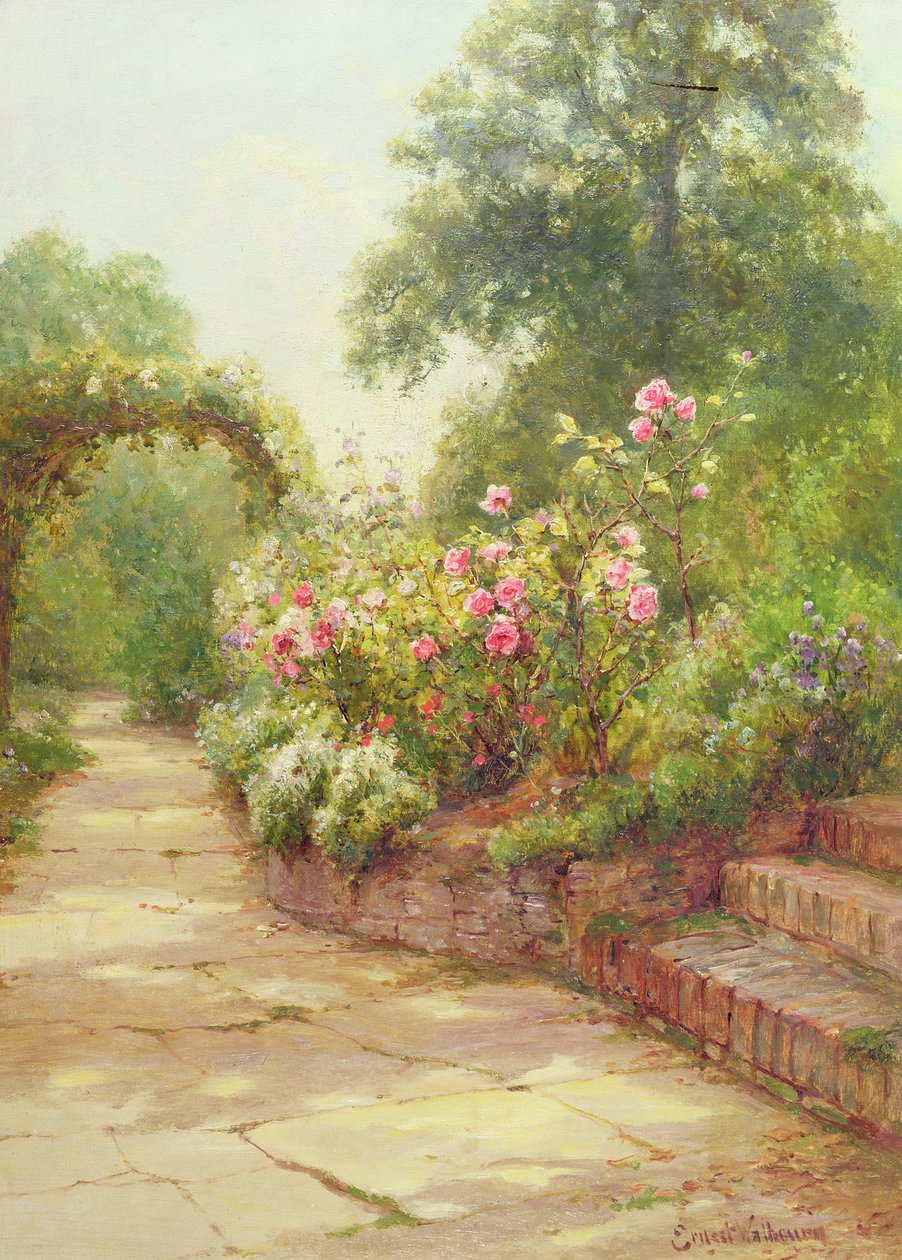 Les marches du jardin - Ernest Walbourn