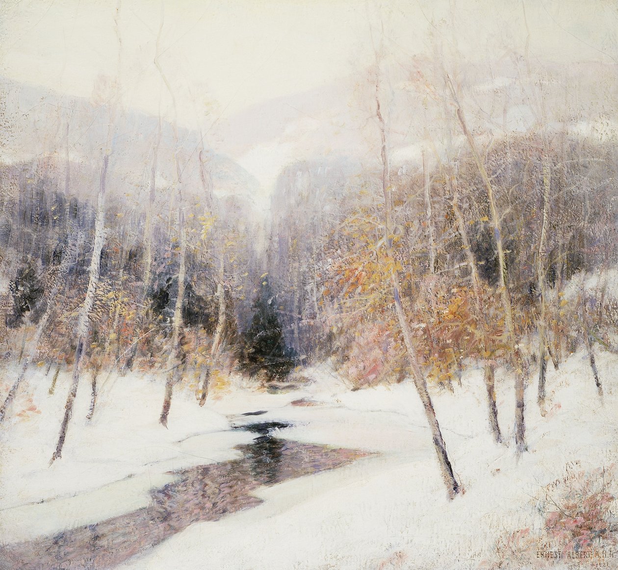 Chute de neige - Ernest Albert