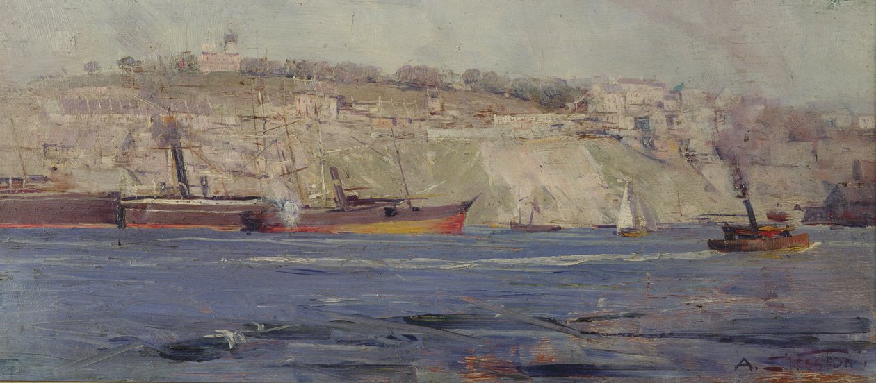 Observatory Hill, Millers Point, Sydney - Arthur Streeton