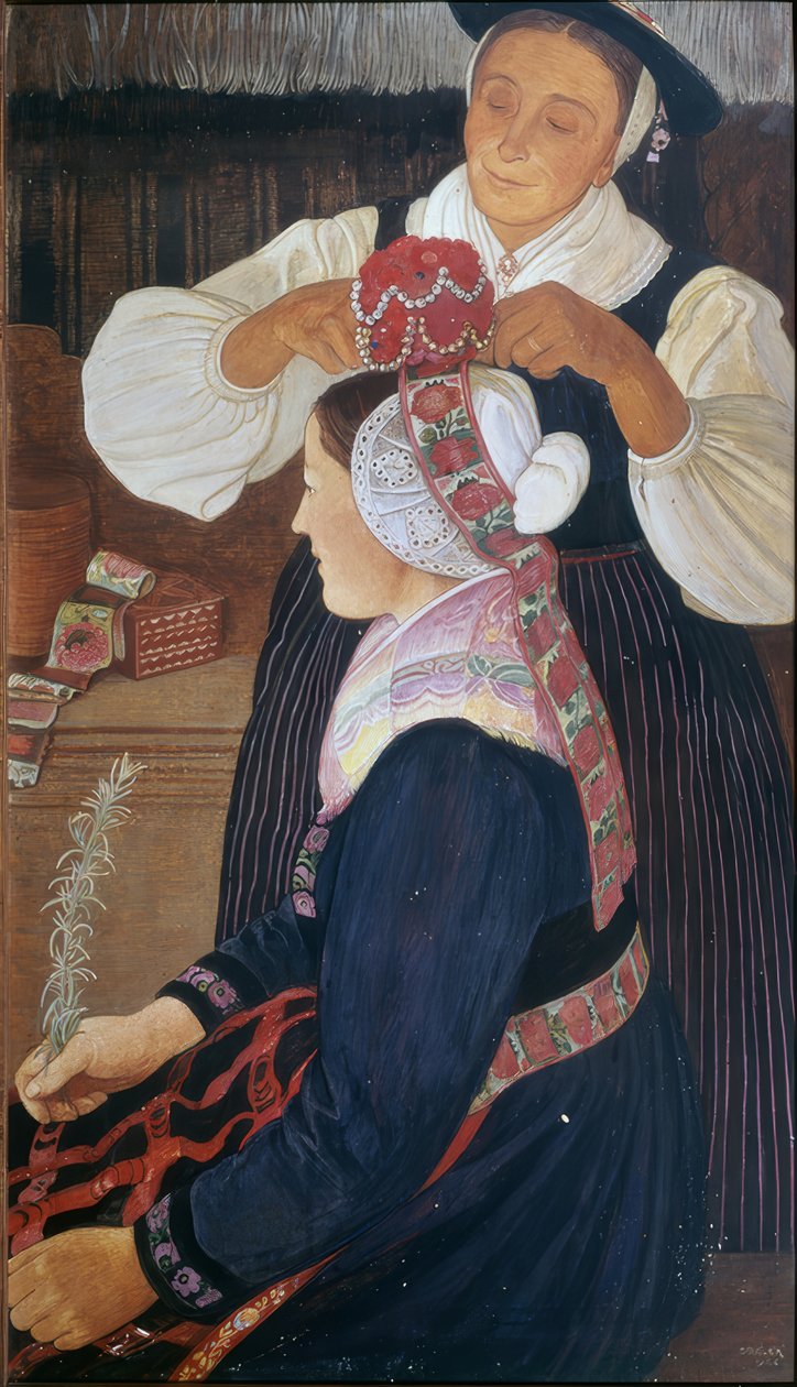 Les toilettes de la mariée - Ernest Bieler