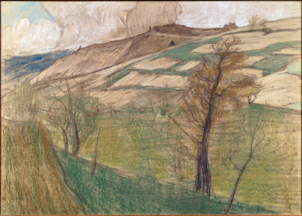 Paysage aux alentours de Savièse - Ernest Bieler